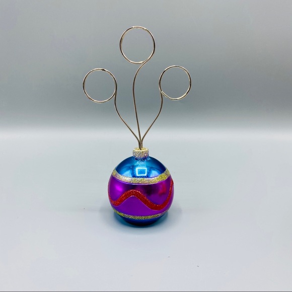 Holiday Christmas Tree Bulb Multi Picture Frame - Picture 2 of 8